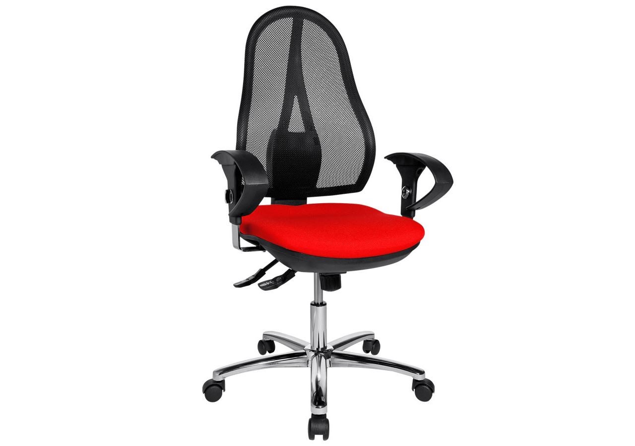 Chaises: Chaise de bureau rotative Open Point® SY Deluxe + rouge
