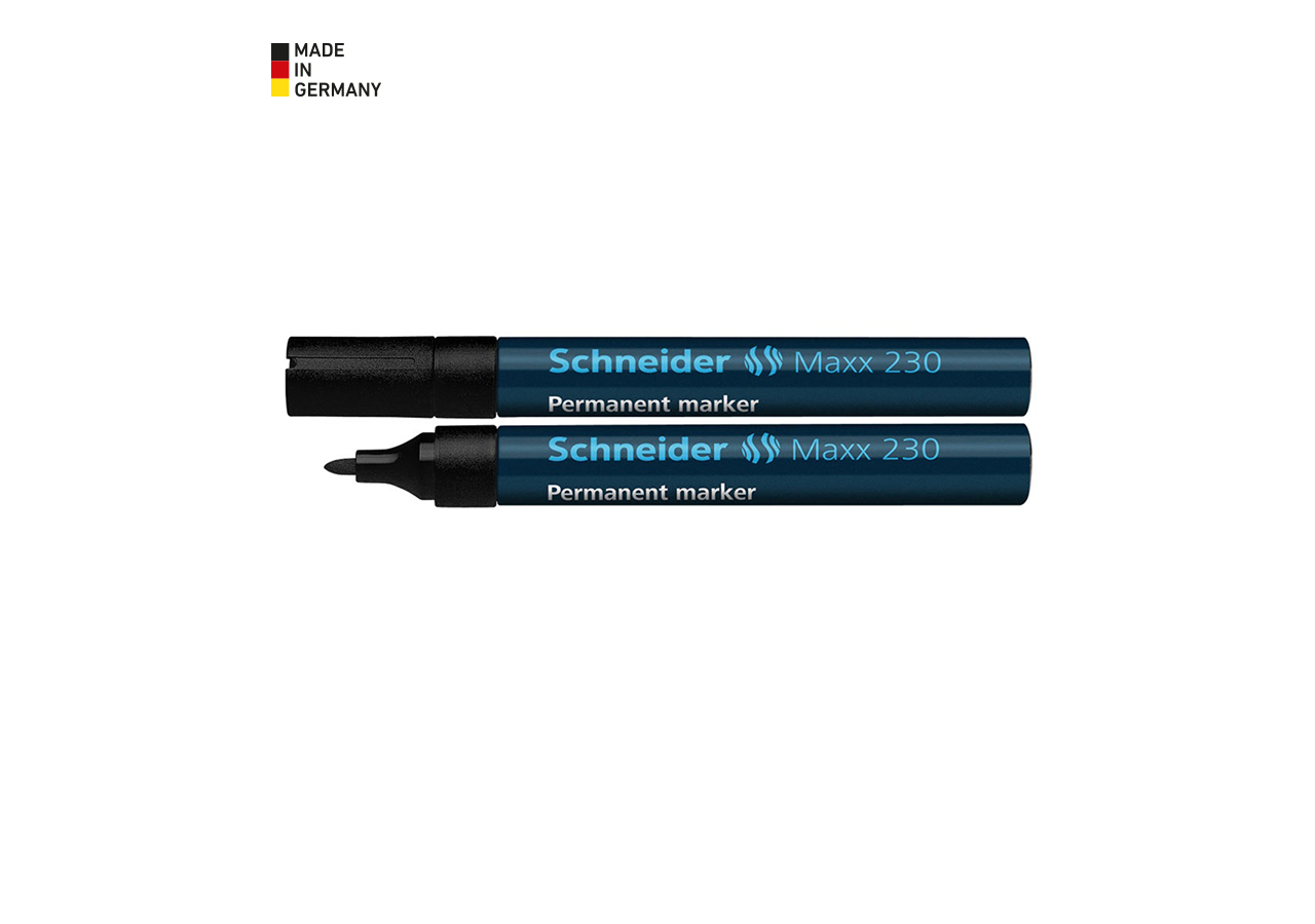 Schrijven | Corrigeren: Schneider Permanentmarker 230 + zwart