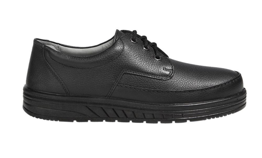 O1: ABEBA O2 Hommes Chaussures à lacets Kai + noir