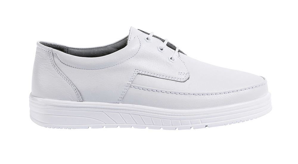 O1: ABEBA O2 Hommes Chaussures à lacets Kai + blanc