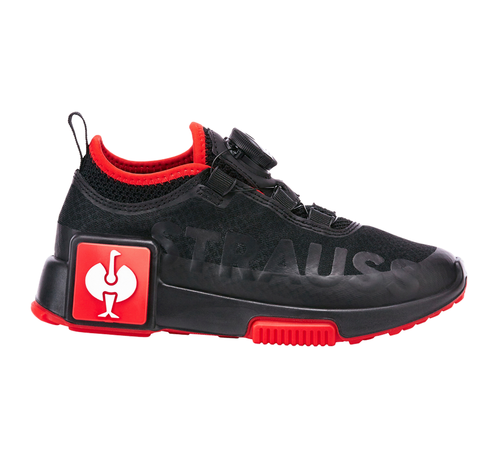 Schoenen: Allroundschoenen e.s. Etosha, kinderen + zwart/strauss rood