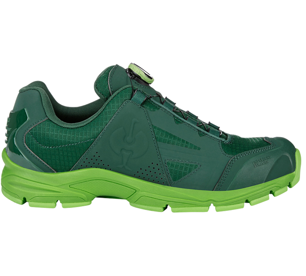 O1: O1 Chaussures de travail e.s. Corvids II low + vert/vert d'eau