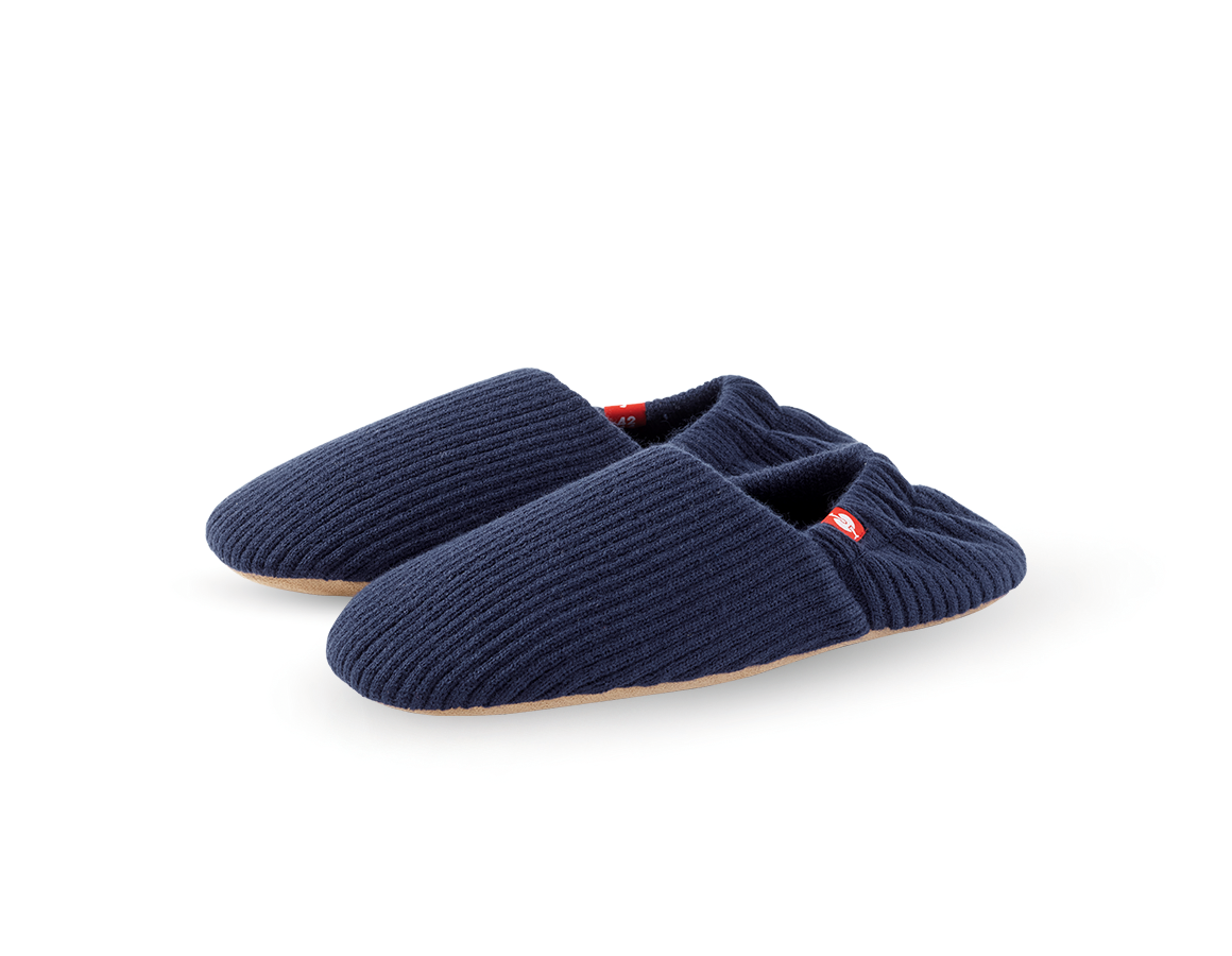 Accessoires: e.s. Chaussons + bleu profond