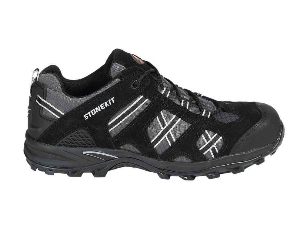 S1: STONEKIT S1 Chaussures basses de sécurité Portland + noir/asphalte