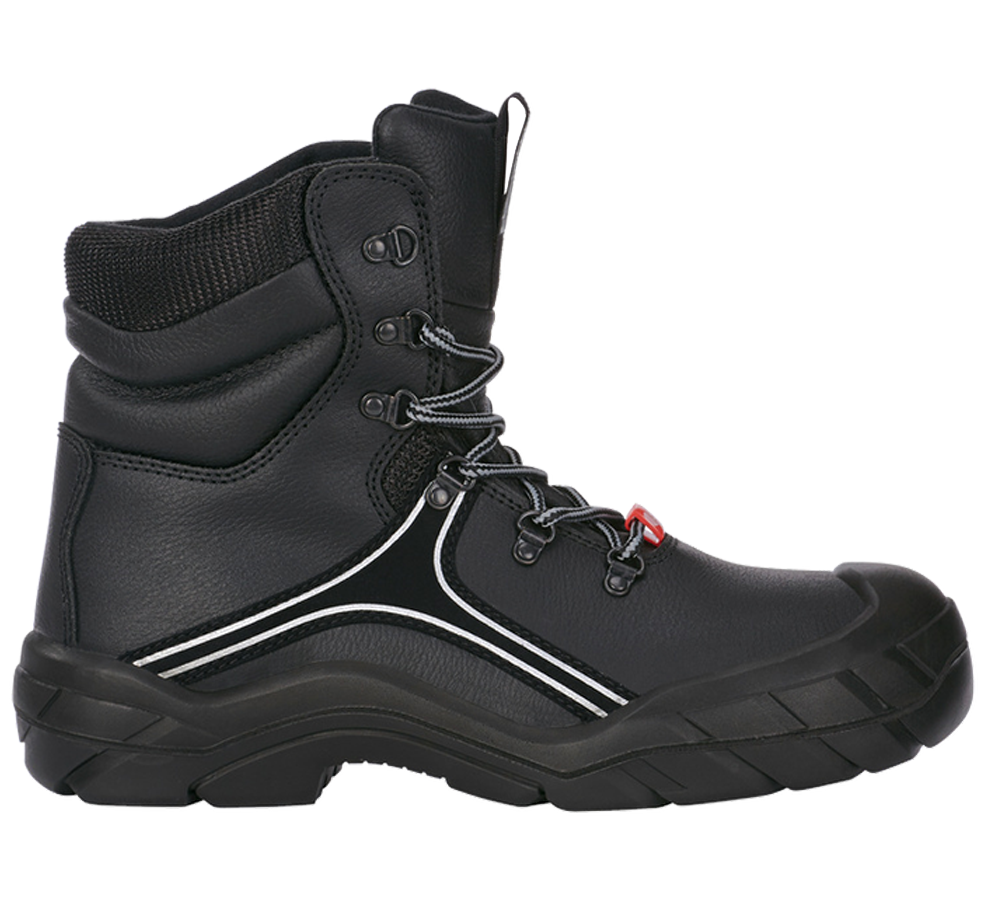 Charpentier / Couvreur_Chaussures: e.s. S3 Chaussures hautes de sécurité Canopus + noir