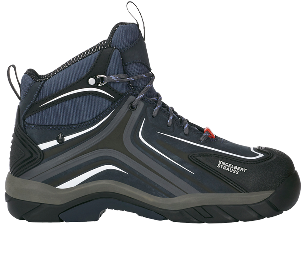 S3: e.s. S3 Chaussures hautes de sécurité Cursa + saphir/ciment