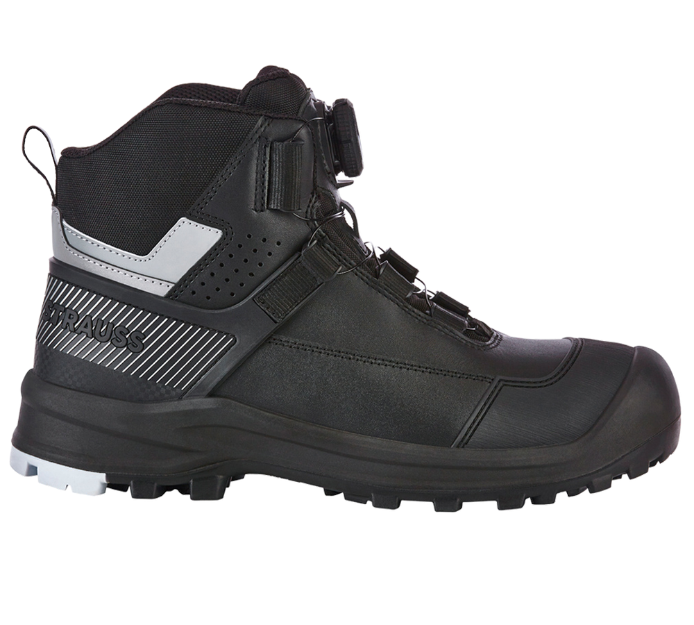 Schoenen: S3 Veiligheidsschoenen e.s. Sawato mid + zwart/zilver