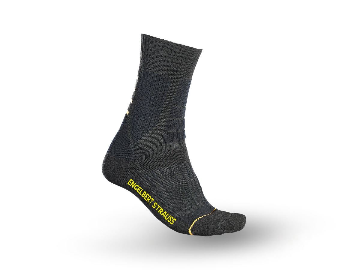 Sokken | Kousen: e.s. Dubbele sokken functie warm/high + zwart