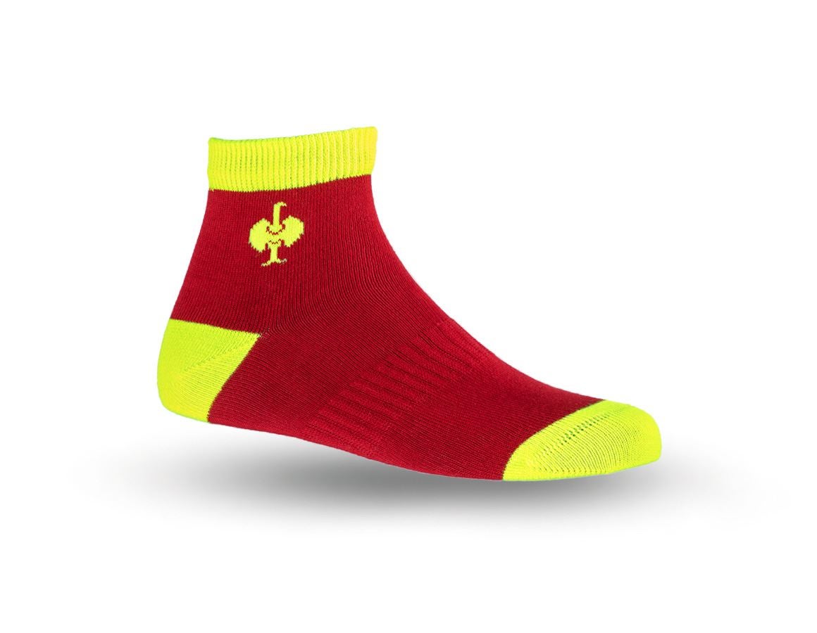 Accessoires: e.s.Allround Socken Classic light/mid, Kinder + feuerrot/warngelb