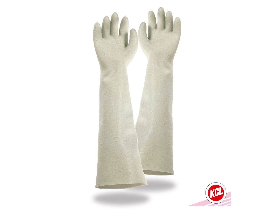 Gecoate: Speciale latex handschoenen Combi