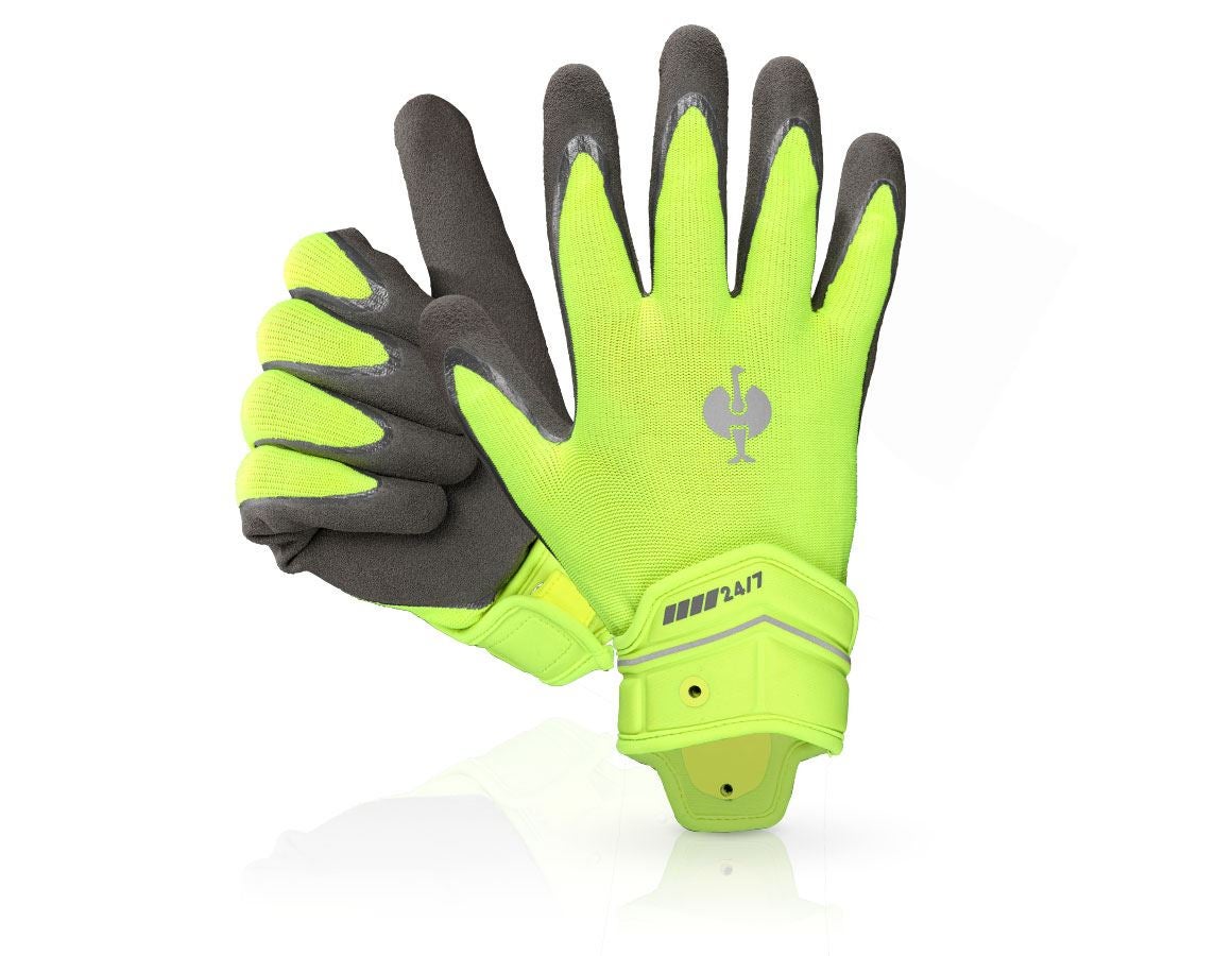 Thèmes: Gants hybrides e.s.motion 24/7 + jaune fluo/anthracite