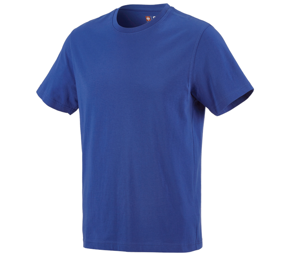 Menuisiers: e.s. T-shirt cotton + bleu royal