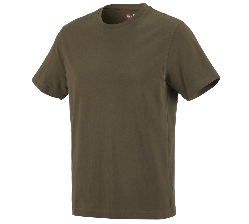 Bovenkleding: e.s. T-Shirt cotton + olijf