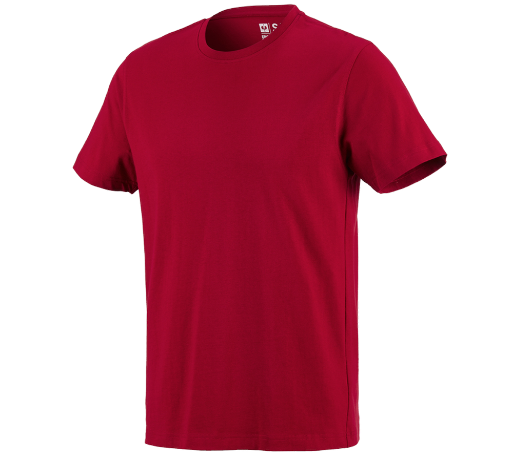 Installateurs / Plombier: e.s. T-shirt cotton + rouge