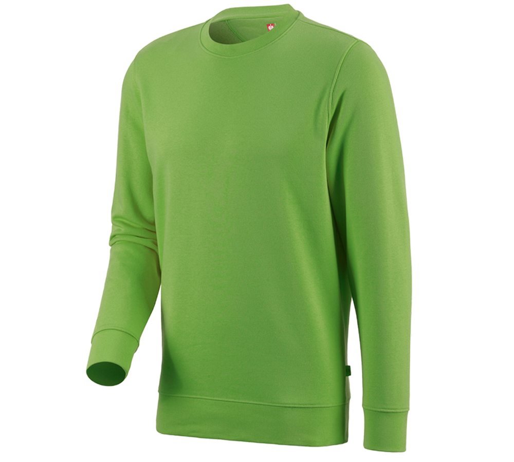 Shirts & Co.: e.s. Sweatshirt poly cotton + seegrün