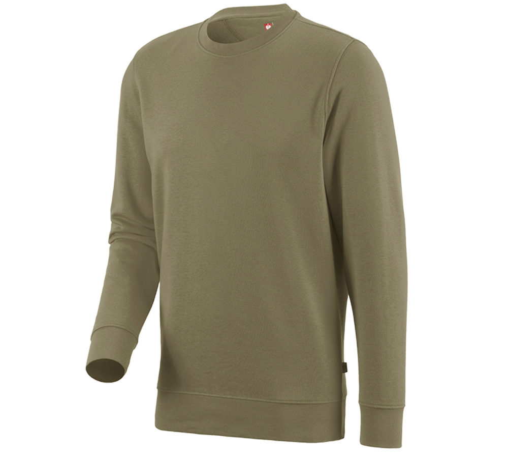 Shirts & Co.: e.s. Sweatshirt poly cotton + schilf