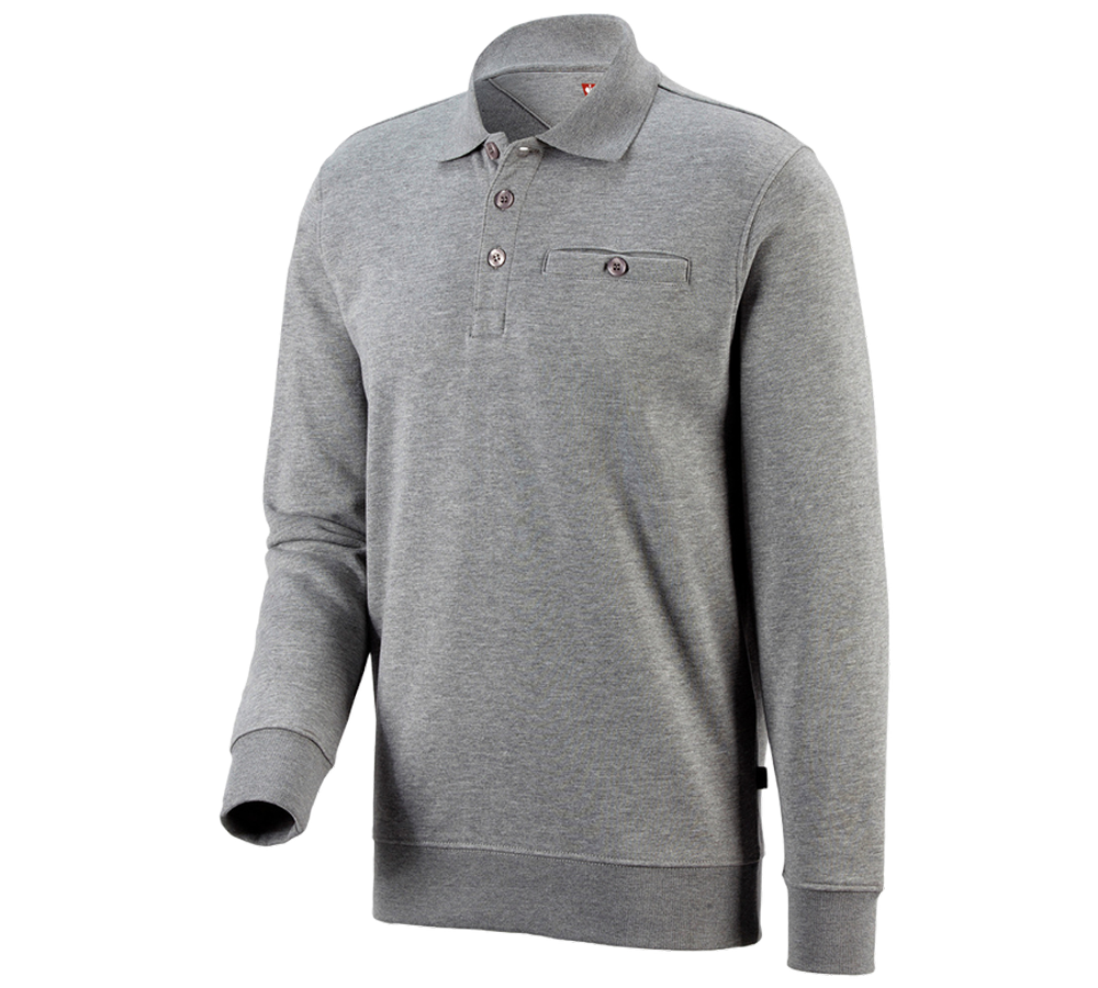 Schreiner / Tischler: e.s. Sweatshirt poly cotton Pocket + graumeliert