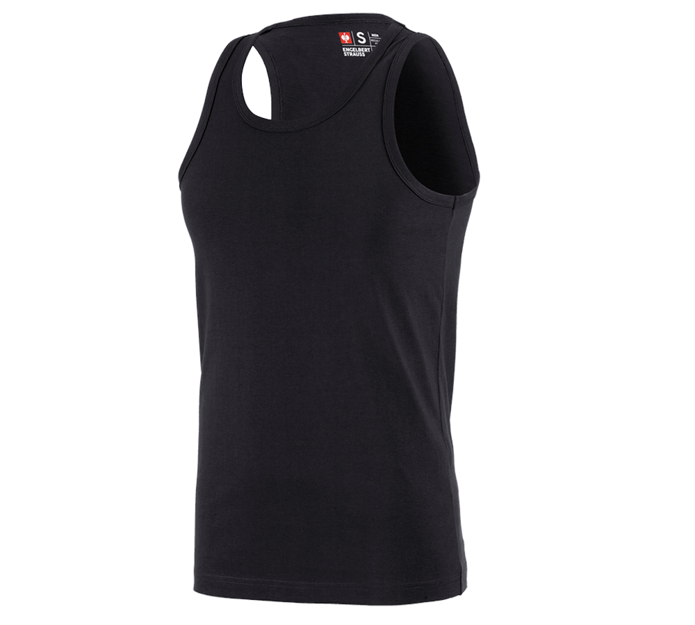 Bovenkleding: e.s. Athletic-Shirt cotton + zwart