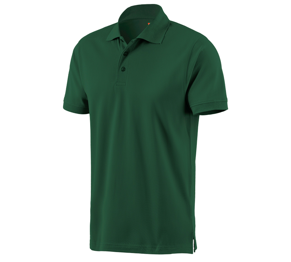 Themen: e.s. Polo-Shirt cotton + grün