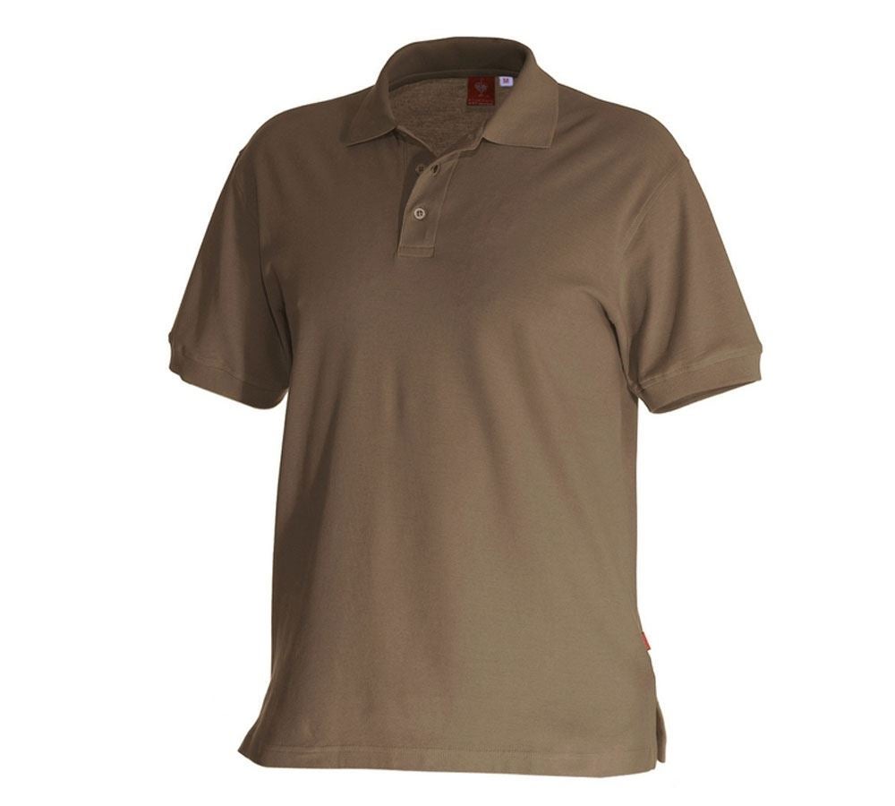 Shirts & Co.: e.s. Polo-Shirt cotton + haselnuss