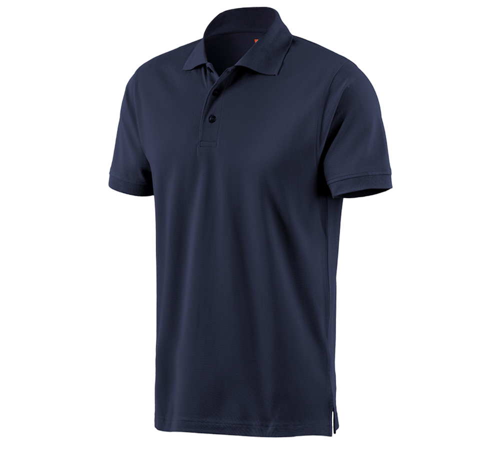 Onderwerpen: e.s. Polo-Shirt cotton + donkerblauw
