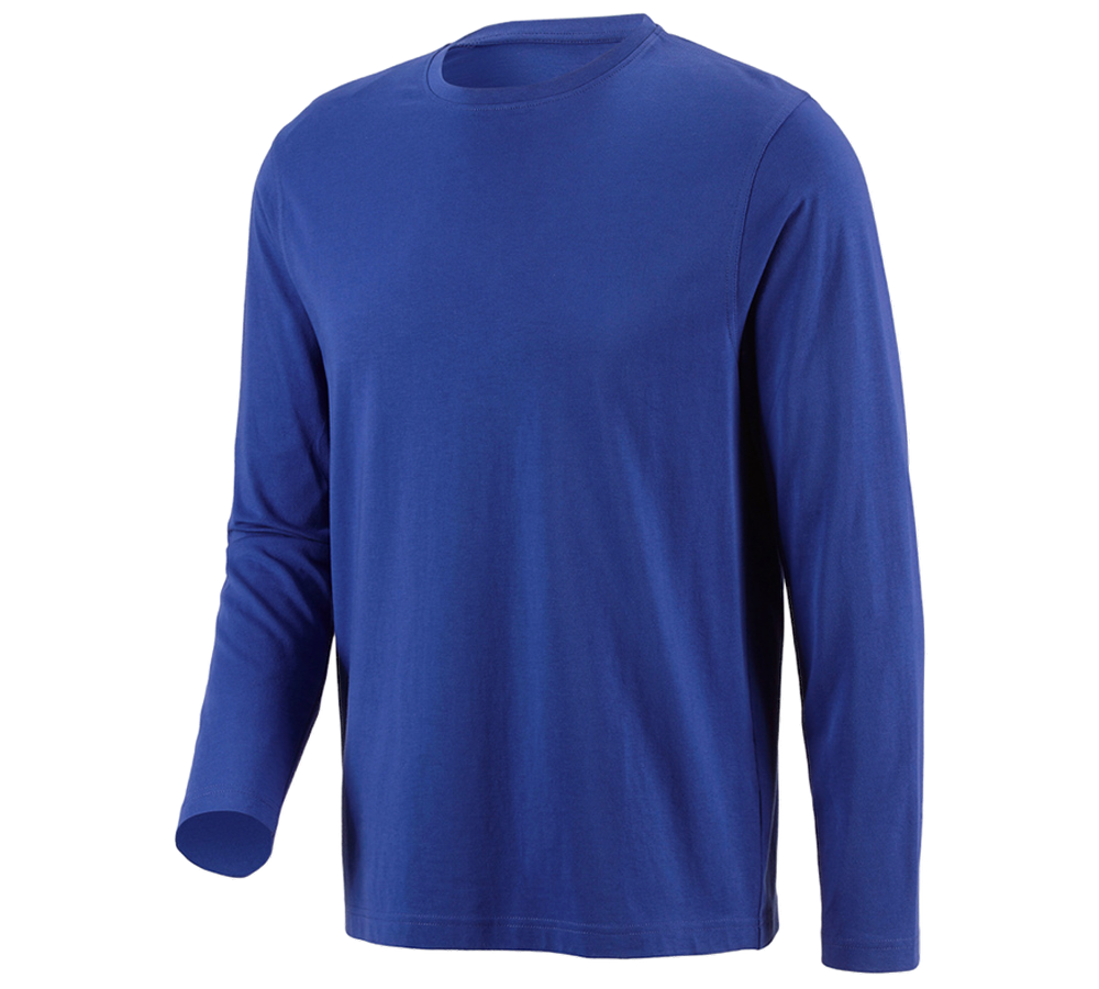Bovenkleding: e.s. Longsleeve cotton + korenblauw