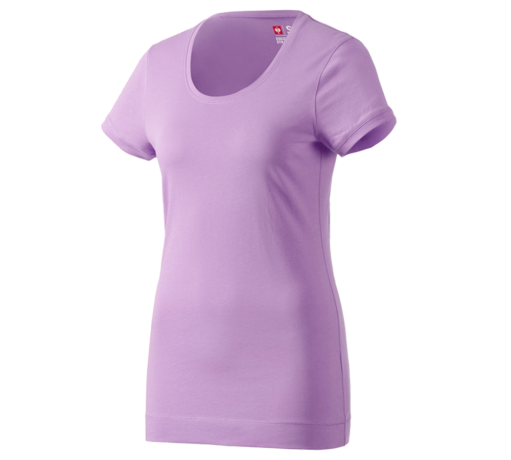 Bovenkleding: e.s. Long-Shirt cotton, dames + lavendel