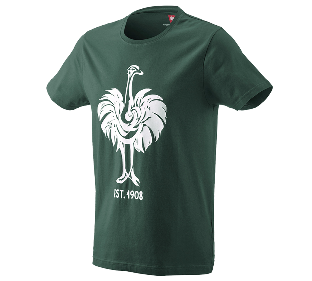 Bovenkleding: e.s. T-Shirt 1908 + groen/wit