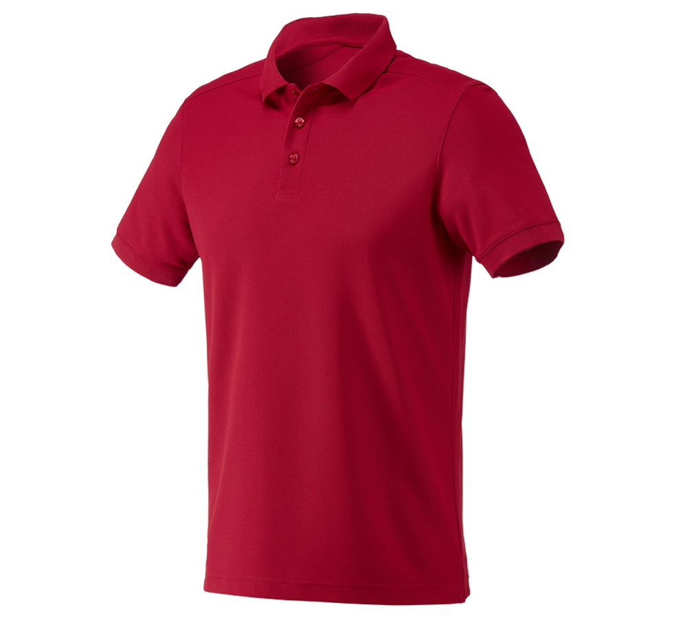 Bovenkleding: Functioneel Pique-Polo e.s.industry + vuurrood