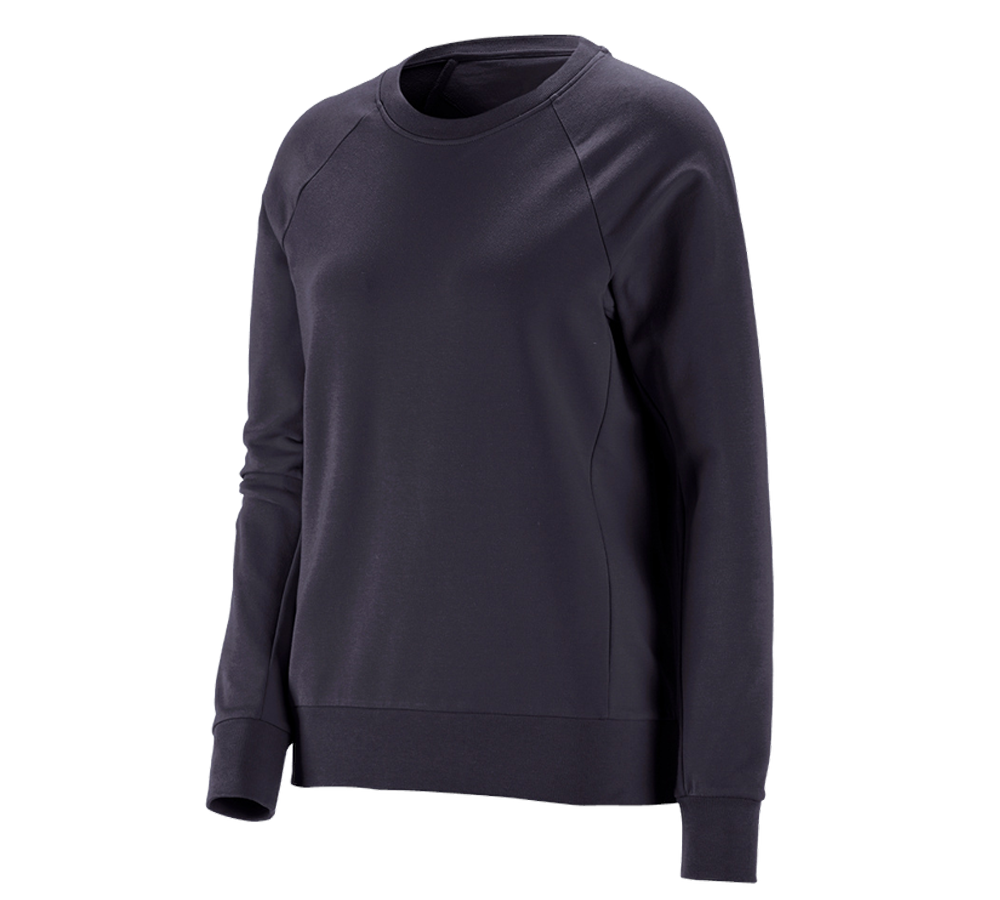 Shirts & Co.: e.s. Sweatshirt cotton stretch, Damen + dunkelblau