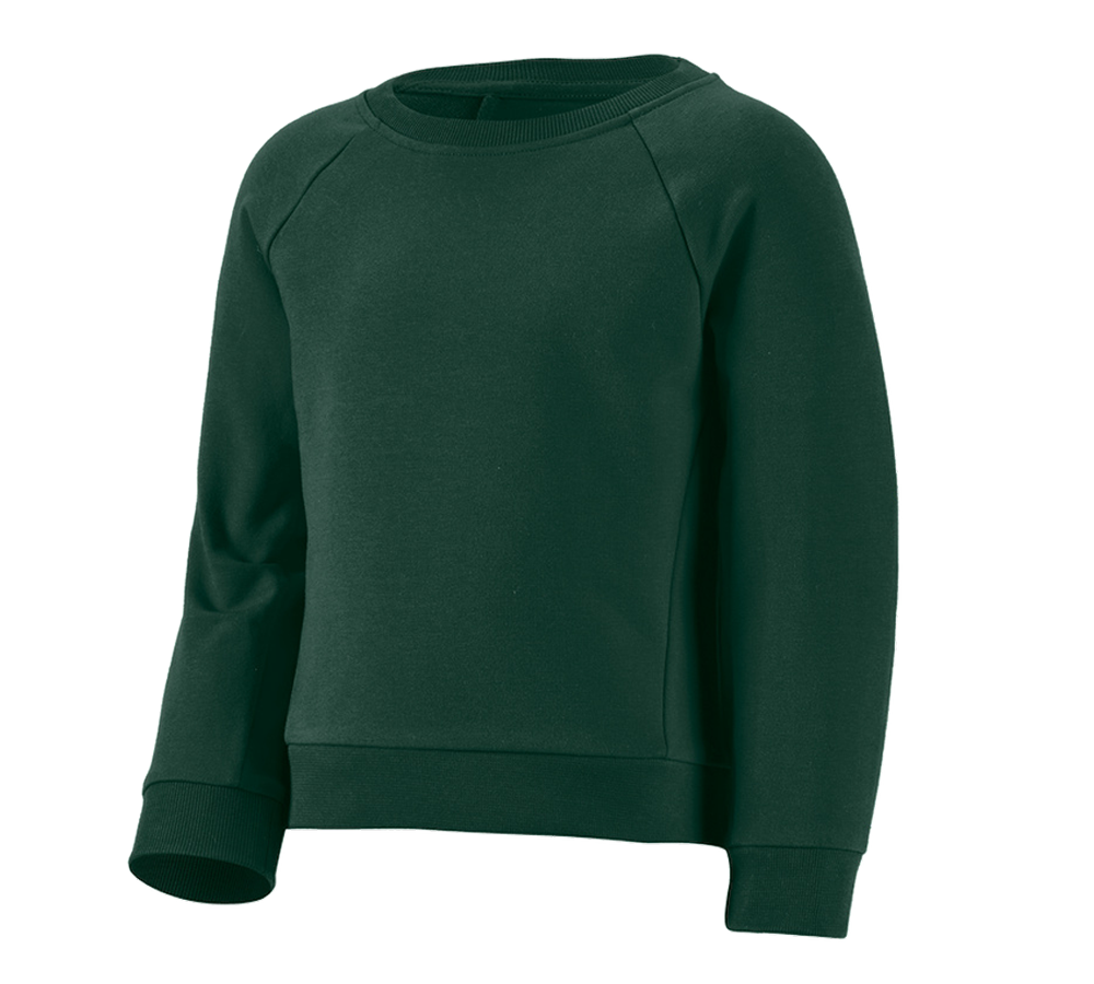 Bovenkleding: e.s. Sweatshirt cotton stretch, kinderen + groen