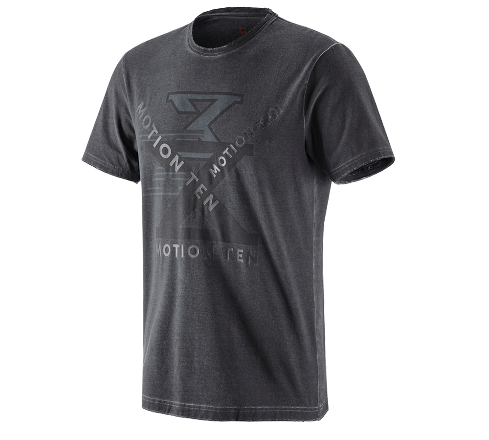 Bovenkleding: T-Shirt e.s.motion ten + oxidezwart vintage