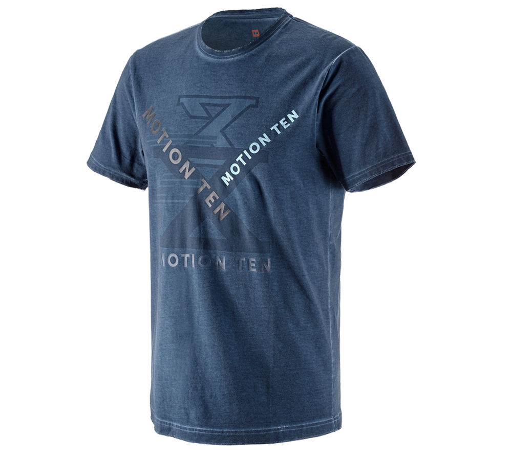 Bovenkleding: T-Shirt e.s.motion ten + leisteenblauw vintage