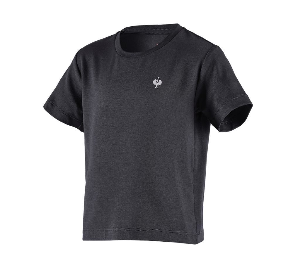 Bovenkleding: Modal-shirt e.s. ventura vintage, kinderen + zwart