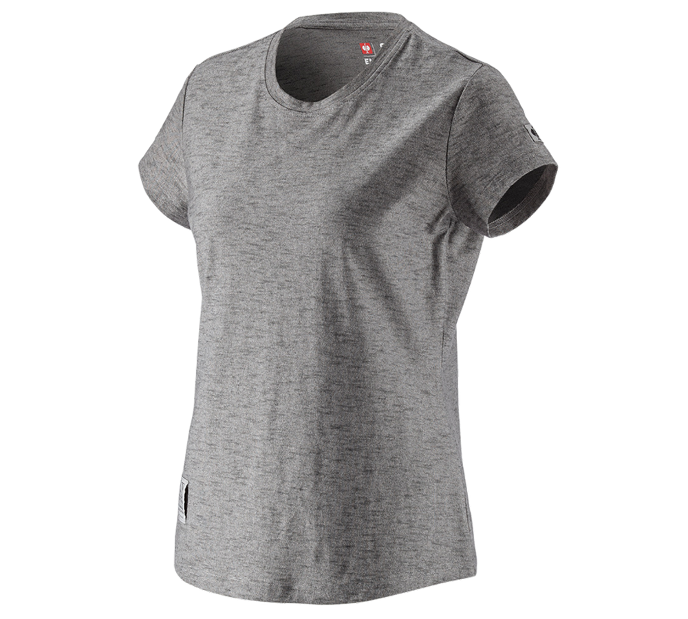 Themen: T-Shirt e.s.vintage, Damen + schwarz melange