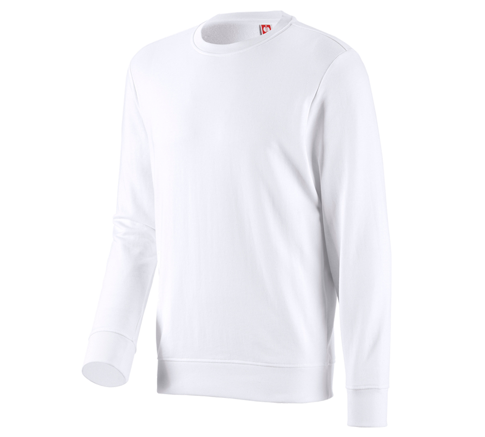 Hauts: Sweatshirt e.s.industry + blanc