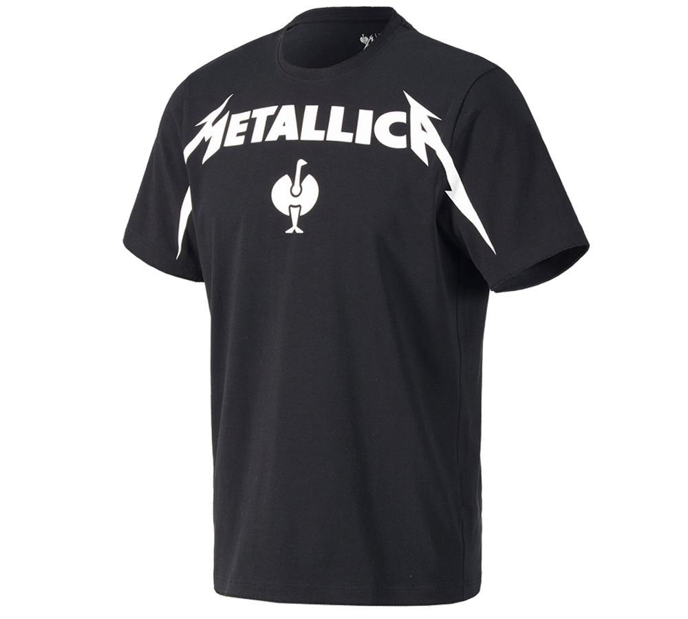 Collaborations: Metallica cotton tee + noir