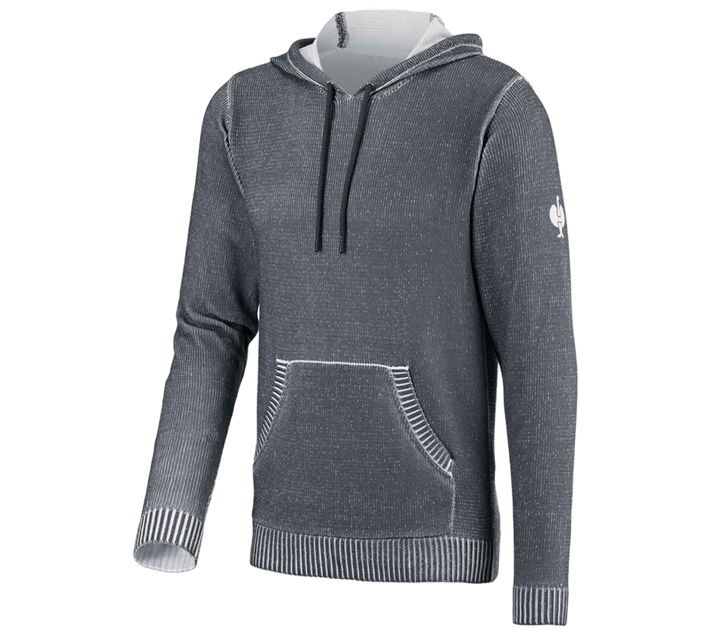 Hauts: Sweat en tricot e.s.iconic + gris carbone