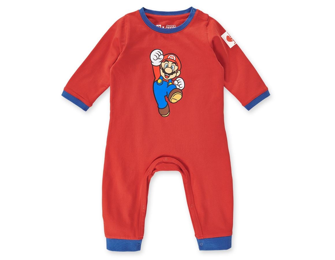 Samenwerkingen: Super Mario babyromper + strauss rood
