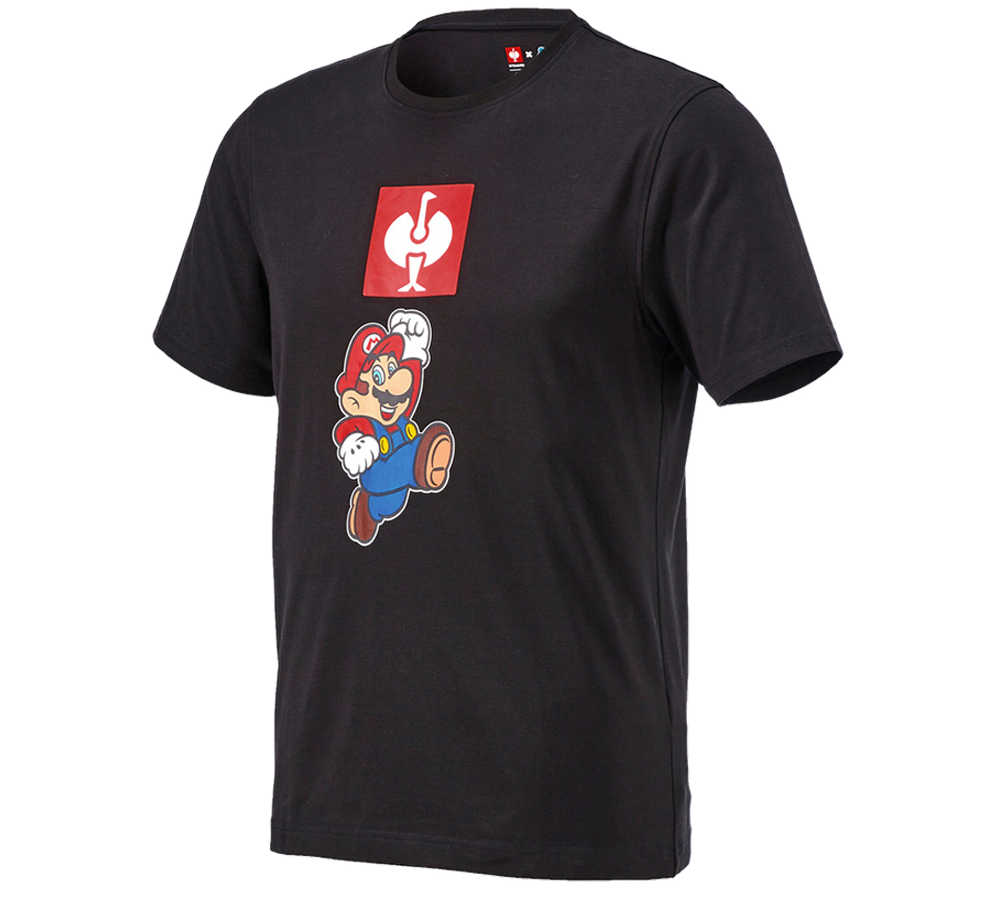 Samenwerkingen: Super Mario T-shirt, heren + zwart
