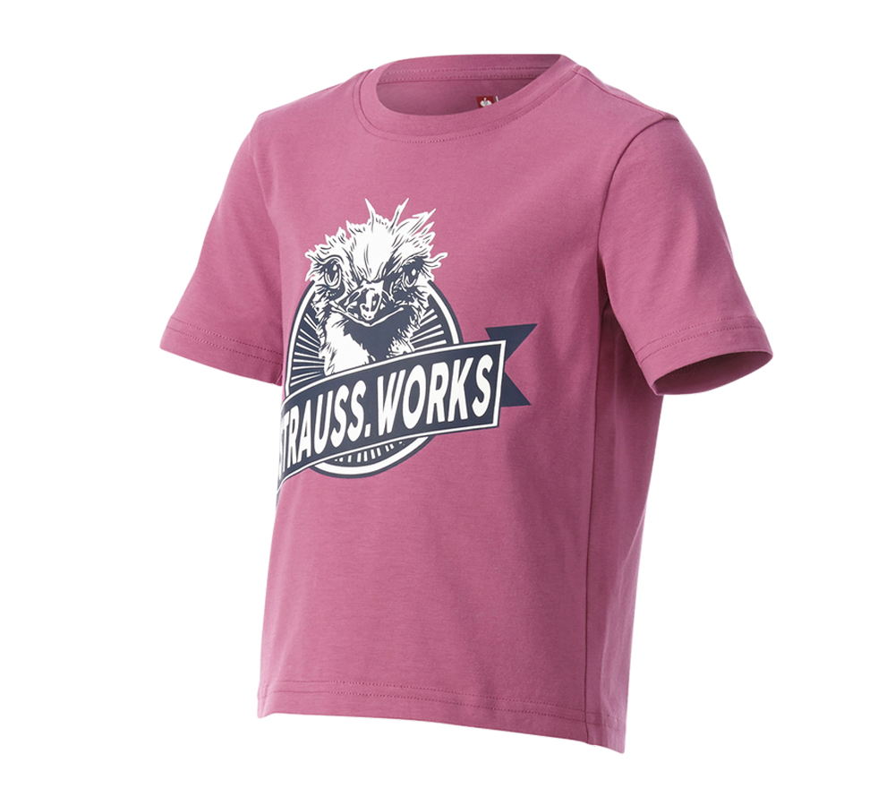 Bovenkleding: e.s. T-shirt strauss works, kinderen + tarapink