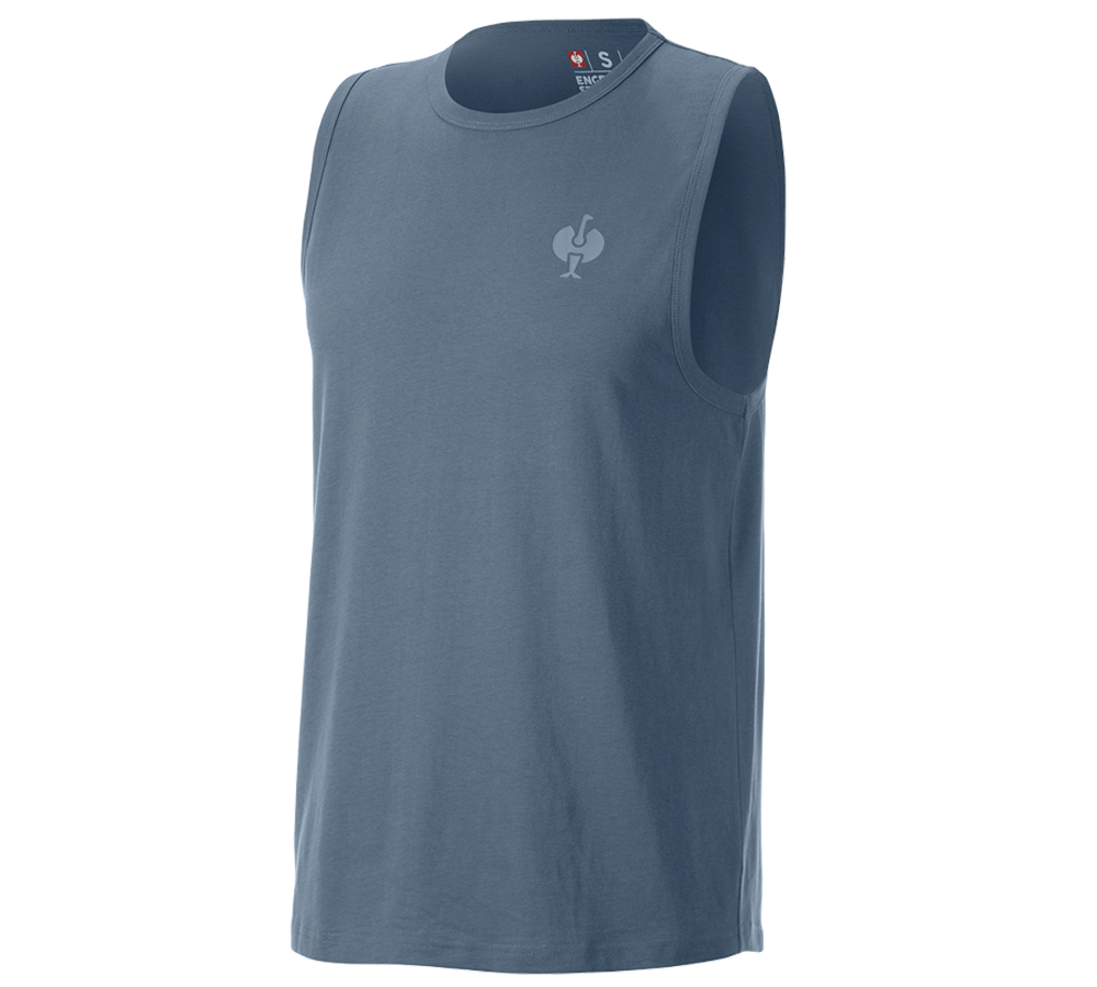 Kleding: Athletic shirt e.s.iconic + oxideblauw