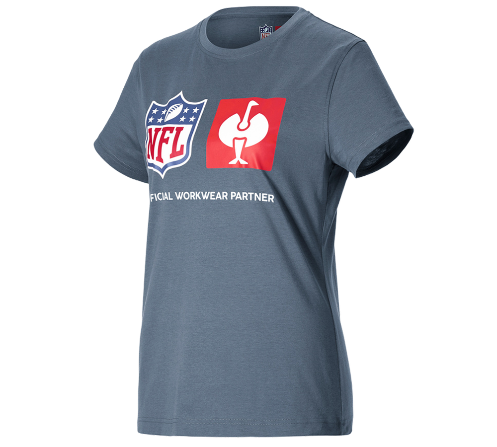 Bovenkleding: NFL T-Shirt cotton, ladies + oxideblauw