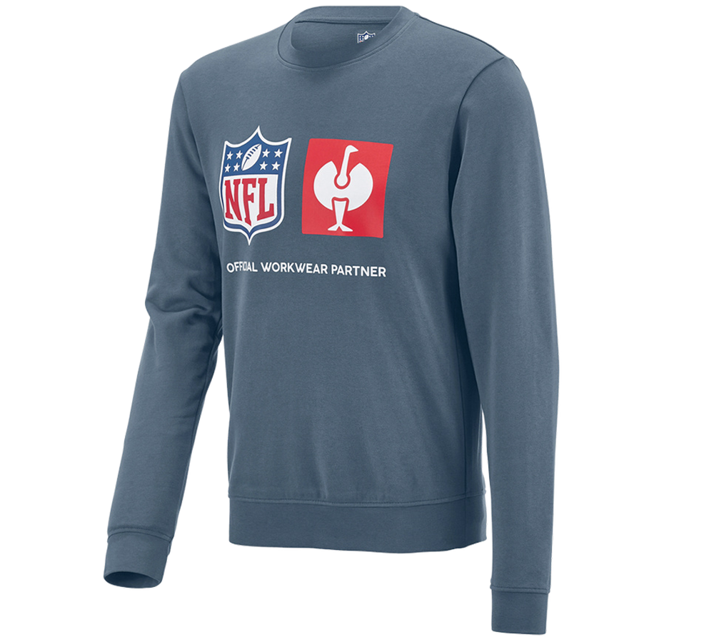 Vêtements: NFL Sweatshirt cotton + bleu oxyde