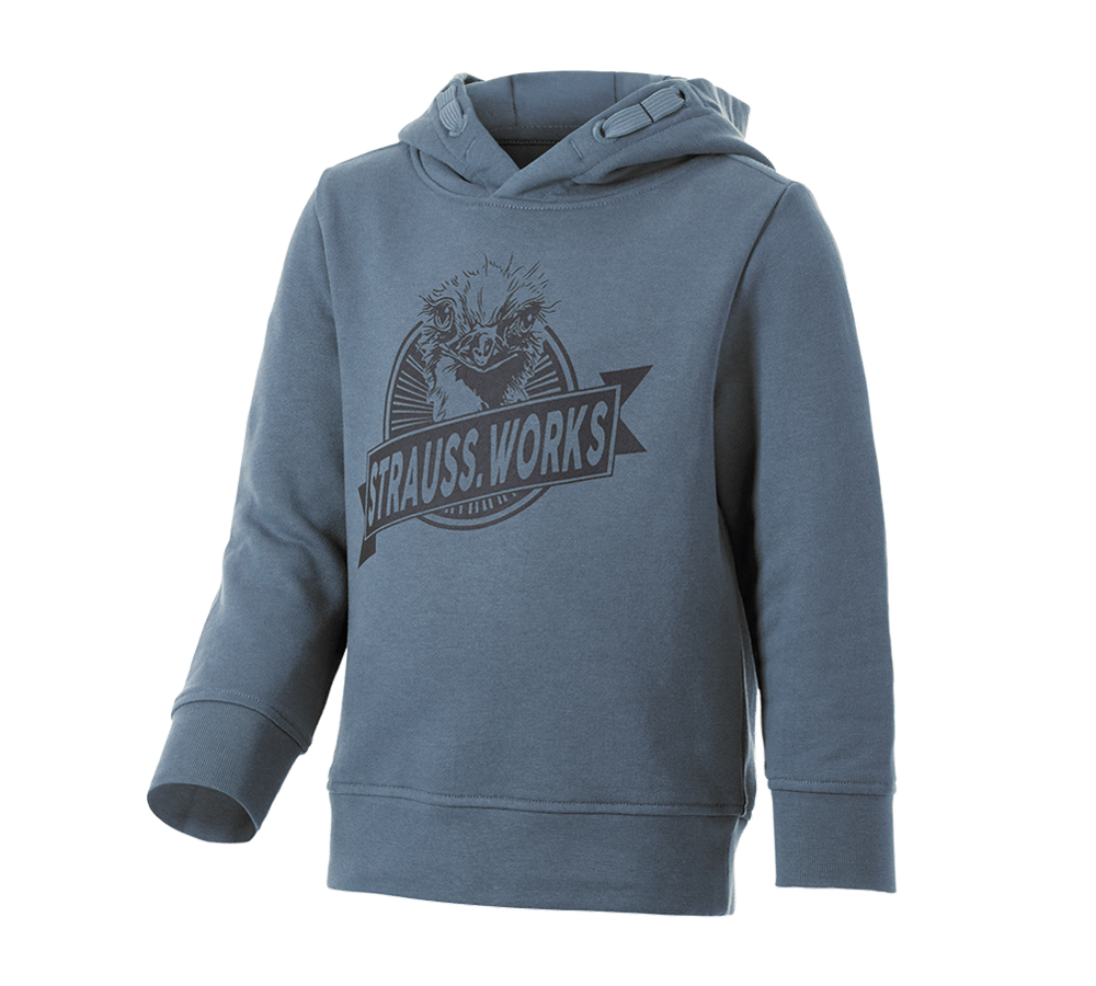 Bovenkleding: Hoody-Sweatshirt e.s.iconic works, kinderen + oxideblauw