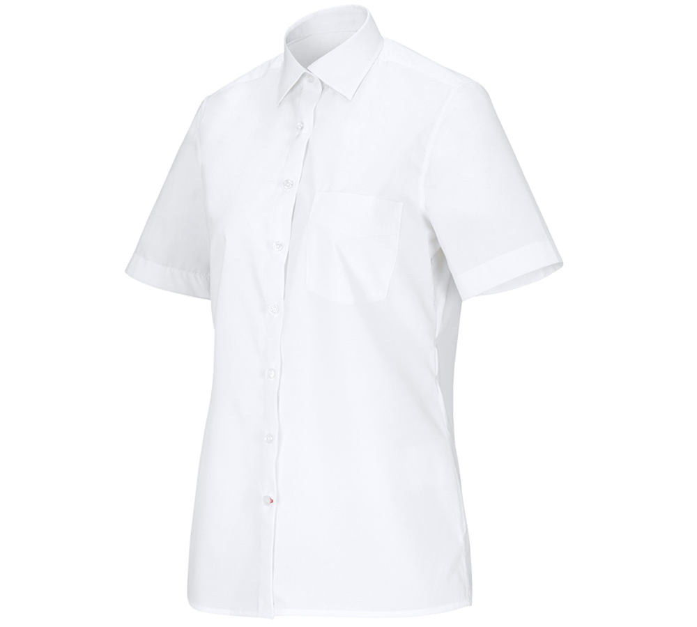 Onderwerpen: e.s. Service-blouse korte mouw + wit