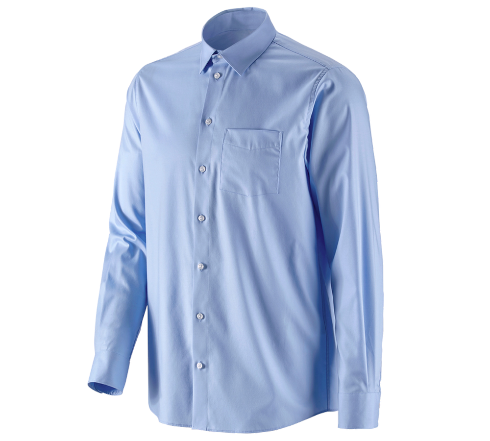 Onderwerpen: e.s. Business overhemd cotton stretch, comfort fit + vorstblauw