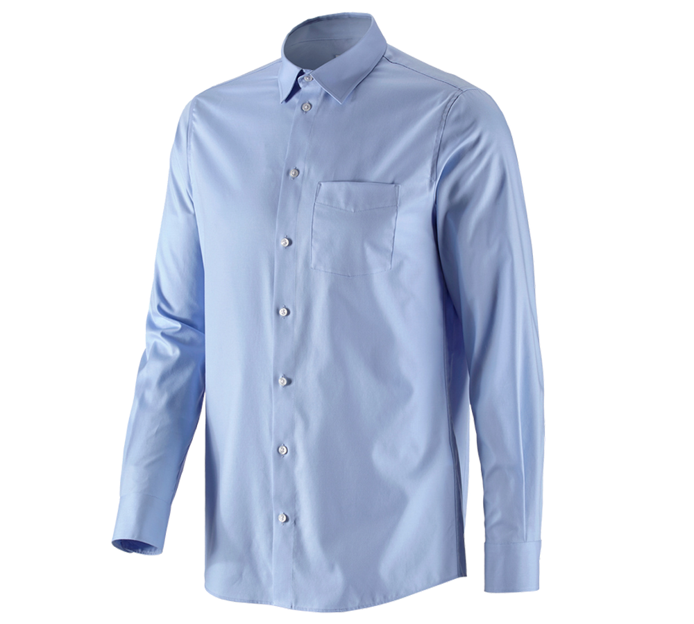 Bovenkleding: e.s. Business overhemd cotton stretch, regular fit + vorstblauw