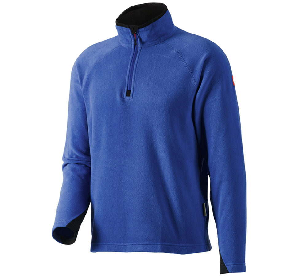 Shirts & Co.: Microfleece Troyer dryplexx® micro + kornblau