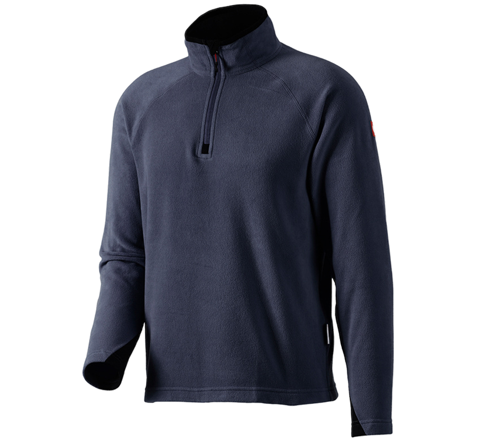 Shirts & Co.: Microfleece Troyer dryplexx® micro + dunkelblau